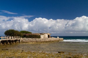 Abandoned beach home in Cuba